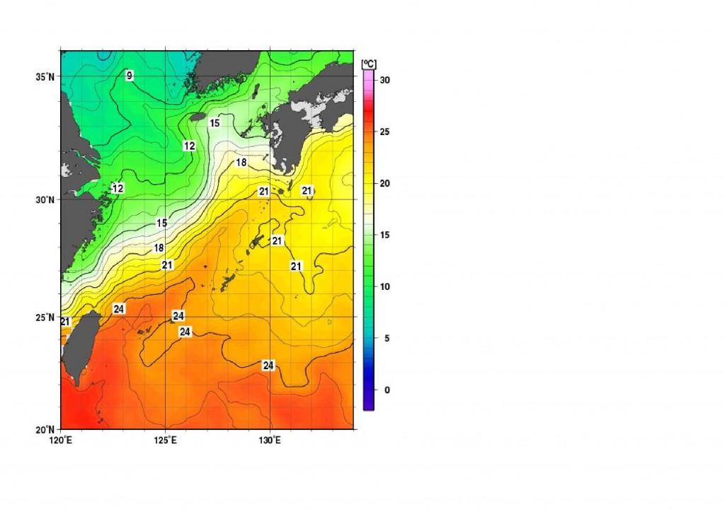 気象庁 _ 海面水温に関する診断表、データ 日別海面水温-2